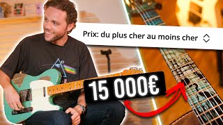 J'essaie les guitares les PLUS CHÈRES de chez Thomann 💰