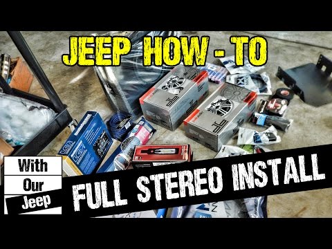 Jeep Wrangler Full Stereo Install - Keeping the Stock Head Unit