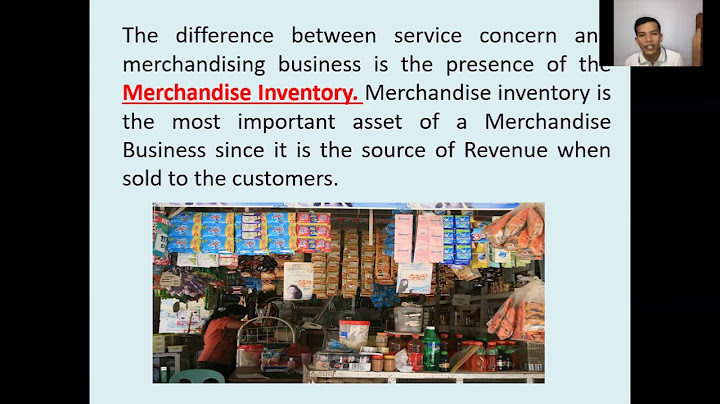 What is the main source of revenue in a merchandising business?