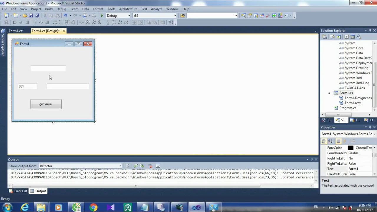 Twincat vs C# HMI Part1