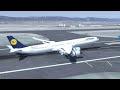 Landing A340-600 in Salalah airport (OOSA) in X-plane 11