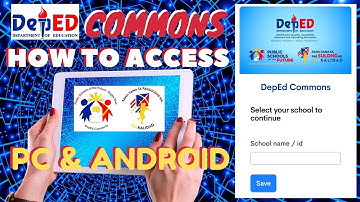 HOW TO ACCESS DEPED COMMONS #Tutorial #EducationalVideos #DepEd