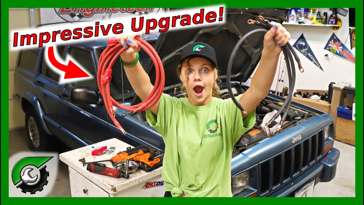 Battery Cable Upgrade Jeep Cherokee XJ YouTube