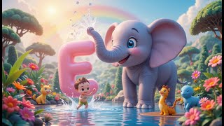 Elephant Counting Song | Learn Numbers with Playful Elephants | Educational Kids Songs