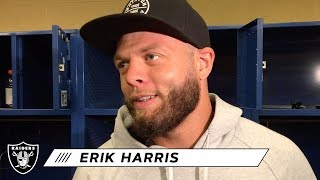 Erik Harris discusses his pick-six and the defensive mentality | Raiders screenshot 1