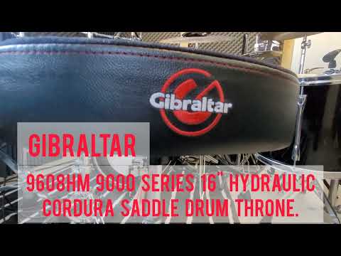 Gibraltar 9608HM 9000 Series 16" Hydraulic Cordura Drum Throne - from the Israeli artist Chen Janach