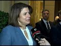 تلفزيون المستقبل يجري أول حديث مع وزيرة الداخلية ريا الحسن بعد تعيينها