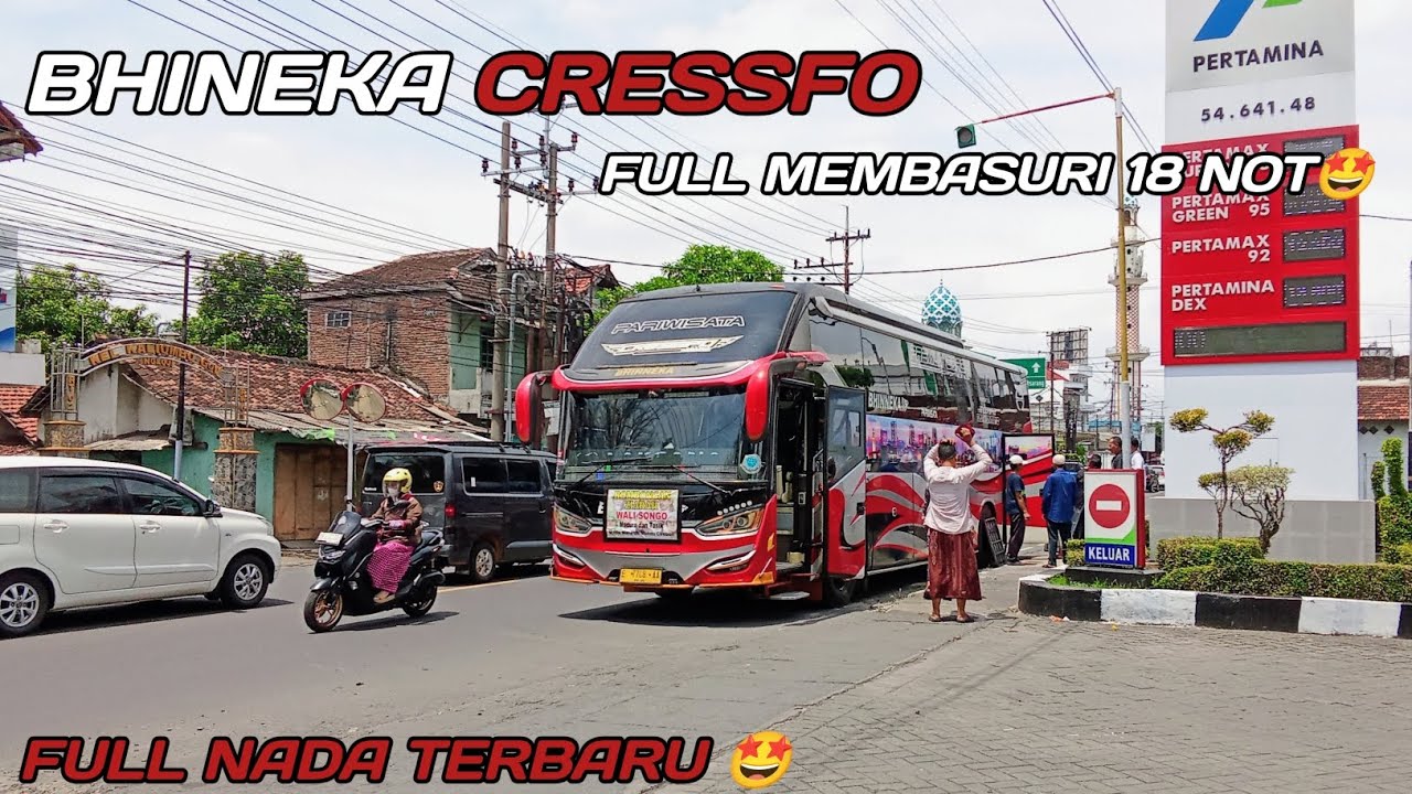 NGOYOD BUS BHINEKA CRESSFO FULL BASURI 18 NOT #busmaniacomunity #basuri 