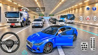New ✨ Blue Mercedes G63 Vs Highway Traffic 🚦 3d Driving Class game play video #gameplay #cargame screenshot 4