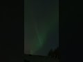 The Northern lights dancing above the house. #family #northernlights #adventure