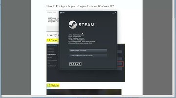 Fix Apex Legends Engine Error on Windows 11