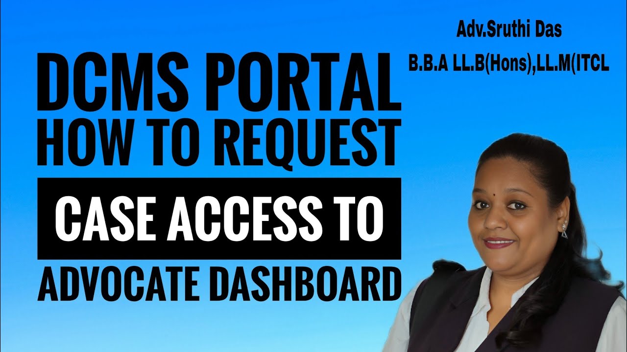 Case Access - DCMS Portal - YouTube