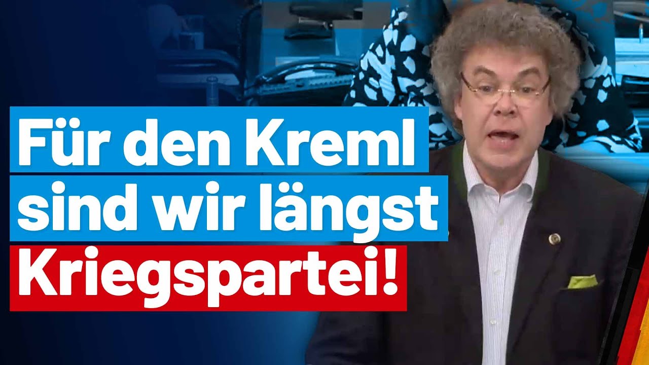 Lässt die Ampel uns in den Krieg „reinrutschen“? Matthias Moosdorf - AfD-Fraktion im Bundestag