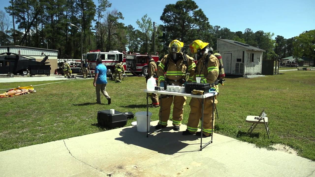 Camp Lejeune CBRN Training BRoll YouTube