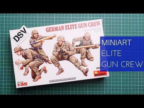 Video: MiniArt 35467 německá elitní dělostřelecká obsluha, 4 figurky (1/35)