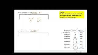 ALEKS Draw skeletal structure for cycloalkanes