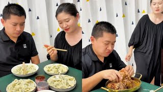 当丈夫只顾吃，妻子的无奈日常