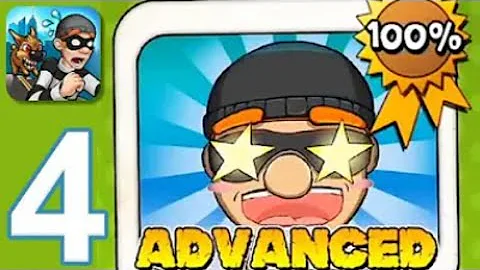 Robbery Bob - Gameplay Walkthrough Part 4 - Chapter 4 - Advanced (iOS, Android) #viral