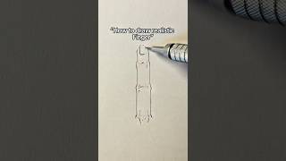 How to draw realistic Finger