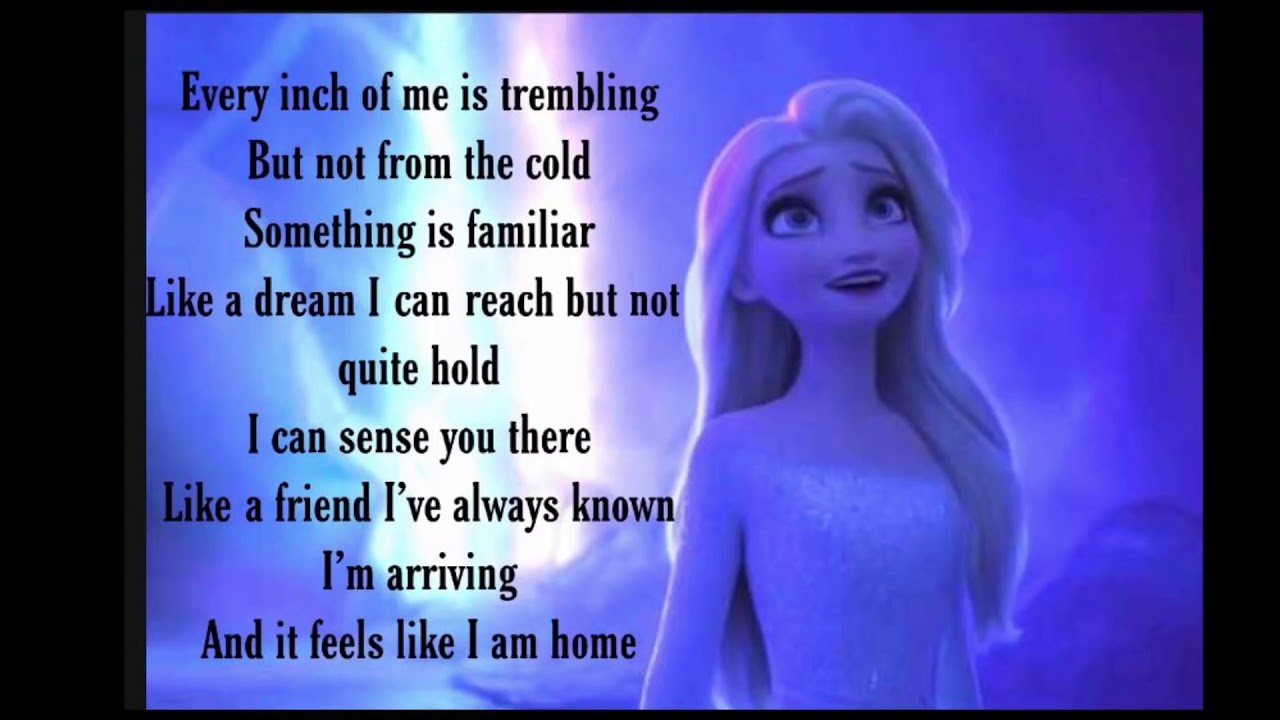 Frozen 2Show yourself lyrics YouTube
