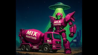 Alien Concrete Truck Transformation Redefining Construction Mix Masters Rmc Ready Mix Concrete