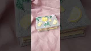 Handmade notebook "Lemon" 🍋 #bookbinding #handmadebook #lemon #handmade