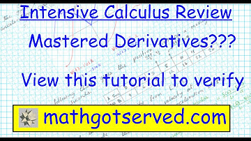 Chapter 3 Test Review Differentiation AP Calculus AB BC IB Exam calculus I