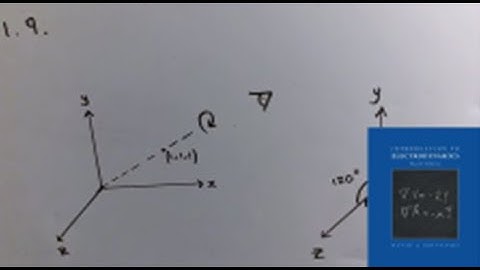 Problem 1.9 Griffiths Introduction to Electrodynamics - SOLUTION