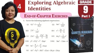 Q3 End of Chapter Exercise || Exploring Algebraic Identities || Ganita Manjari 