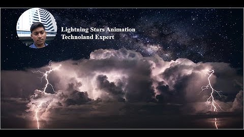 Lightning Stars Animation Html Css Javascript || 2d Stars Animation|| Falling stars Technoland stars