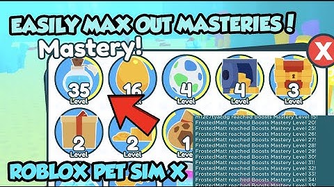 How to EASILY MAX OUT Boosts Mastery in Pet Simulator X! [Roblox Pet Sim X]