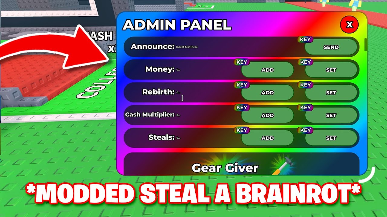 Steal A Brainrot Modded Free Play