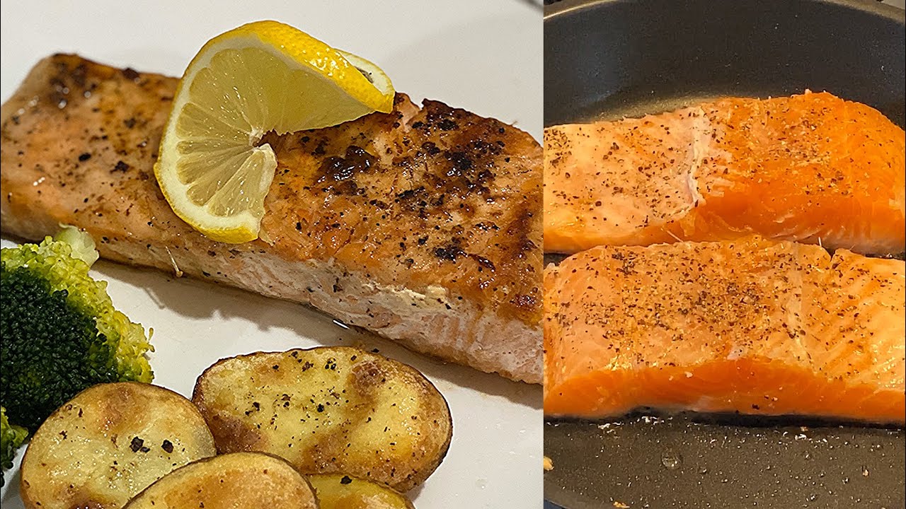How to marinate and cook Salmon in Pan - Quick and easy - YouTube