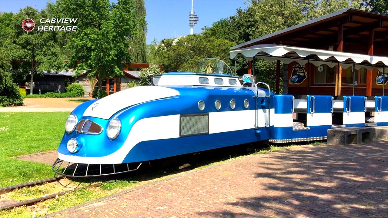 🇩🇪 Cab Ride 1972: A Porsche narrow gauge engine: Floriade Amstelpark 24/7/2019