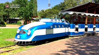 🇩🇪 Cab Ride 1972: A Porsche narrow gauge engine: Floriade Amstelpark 24/7/2019