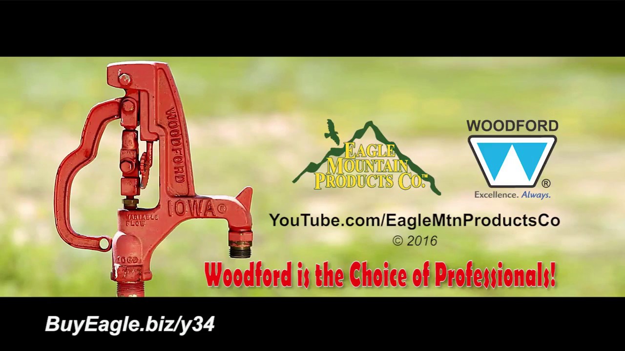 Woodford Y34 Yard Hydrant Installation How to install a yard hydrant