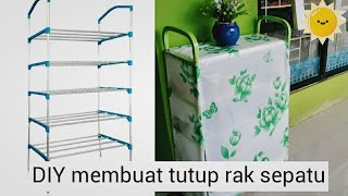 DIY membuat tutup rak sepatu anti debu low budget screenshot 2