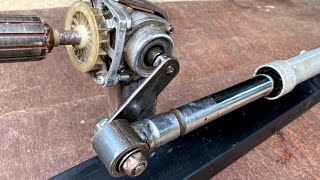SMART IDEAS || made by a welder using a grinder and a used motorcycle shock absorber that