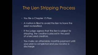 Lien Stripping