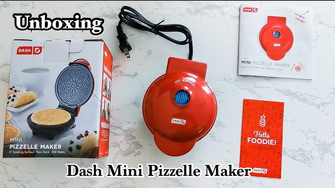 Unboxing Dash Mini Pizzelle Maker  Italian Waffle Cookie Maker 