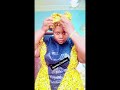 How to tie a turban with a bow using a piece of fabric #headtie #fashion