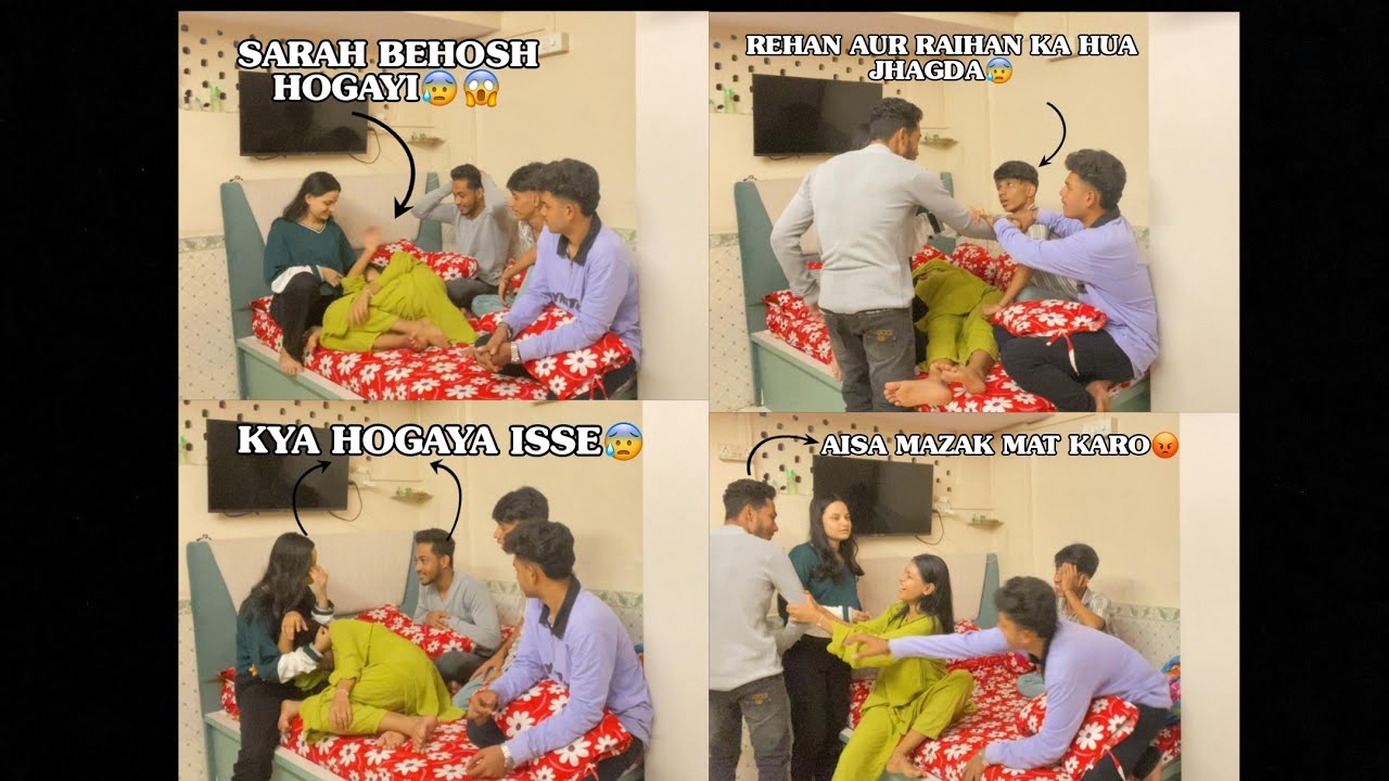 PRANK ON REHAN AND ARIBA 😂 |  SARAH BEHOSH HOGAYI 😰 | REHAN AUR RAIHAN KA HUA JHAGDA 😱| SARAH’S VLOG