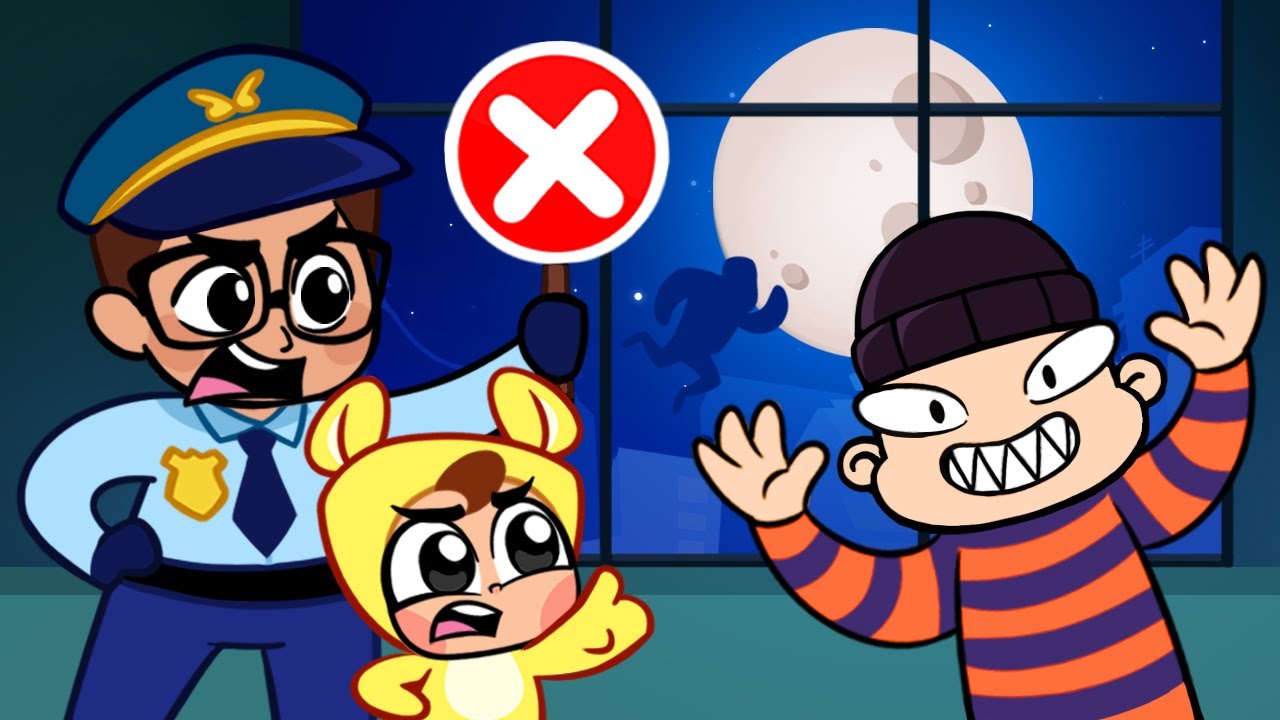 ¡Atrapa al ladrón! 🕵️‍♂️ La emocionante misión del pequeño policía 🚓, canciones.