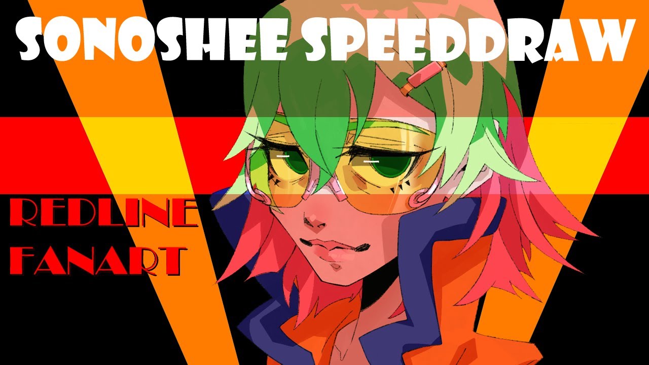 REDLINE FANART: Sonoshee McLaren speed drawing!