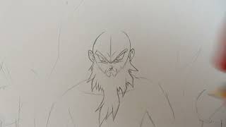 Drawing a New Saiyan Gang in Real Time - Part 1