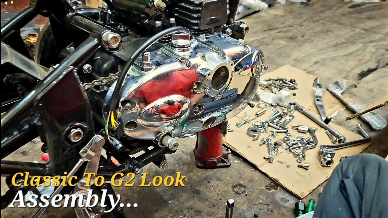 (Part 2) Royal Enfield Classic to G2 Look | Full Restoration & Modification 🔥