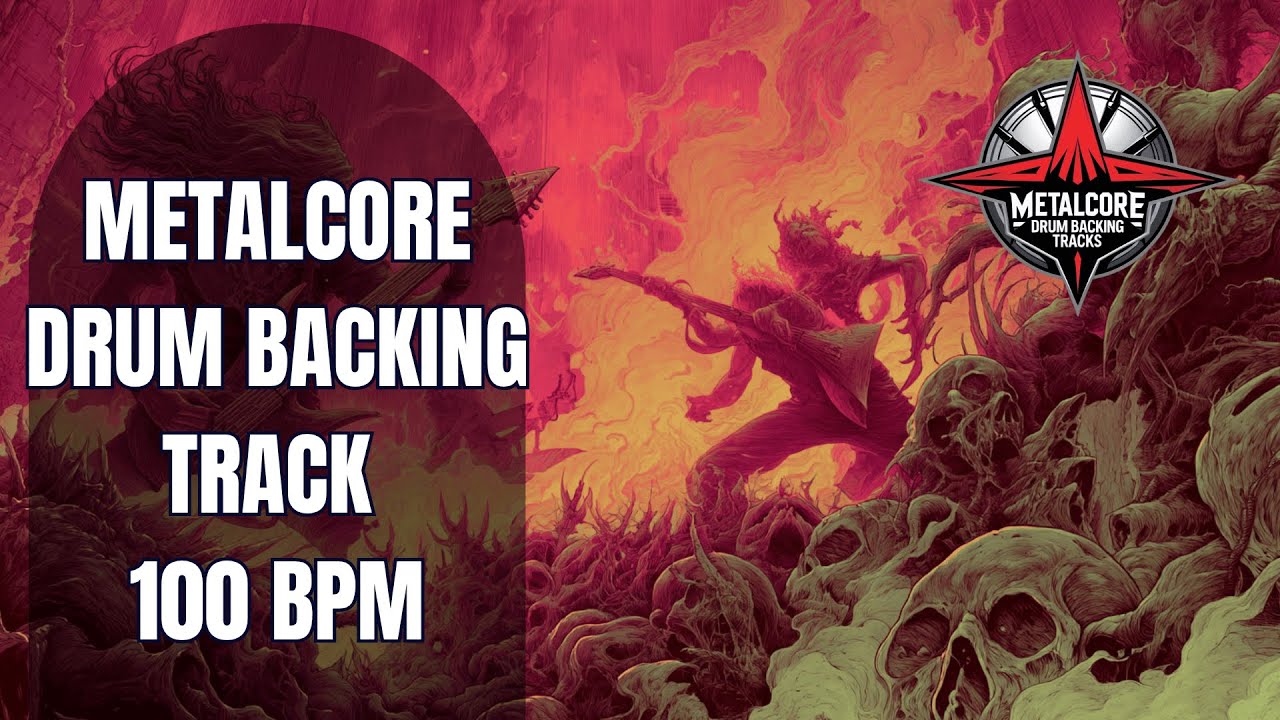 100 BPM Metalcore Drum Track – Controlled Groove Flow