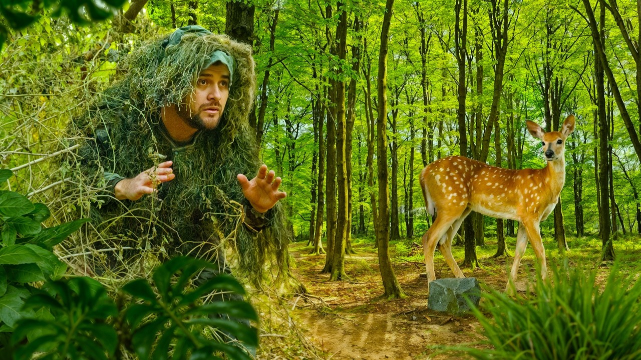 15 días solo en el bosque | Capturando animales salvajes 🐾