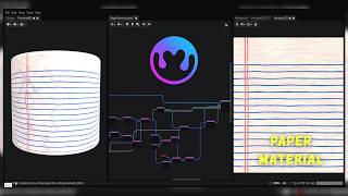 Paper Material | Beginner Tutorial | Material Maker #materialmaker #proceduralart