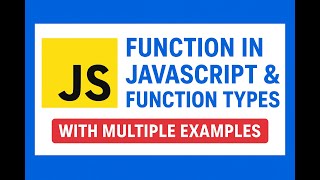 Lecture 11:function in javascript | JavaScript Function | javascript full course in hindi